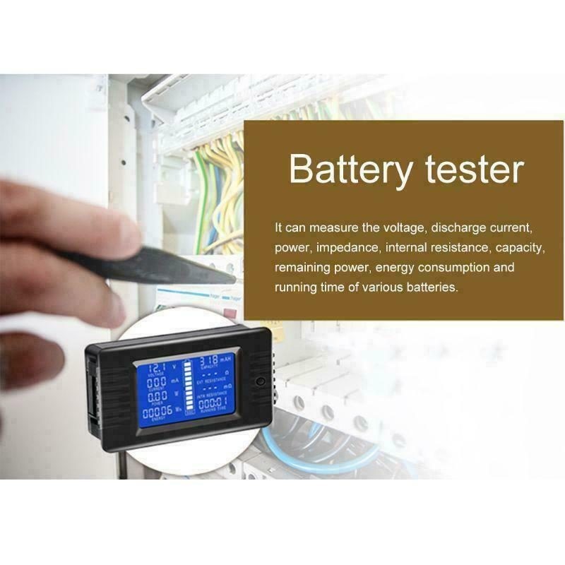 Battery Monitor Meter Multifunction Current Power Monitor