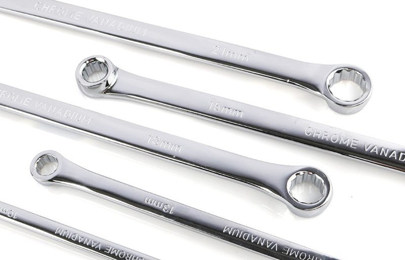 Extra Long Double Ring Spanner Wrench Set