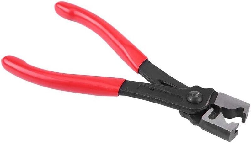 9pcs Flexible Hose Clamp Clip Pliers Set Swivel Jaw Flat Angled Band