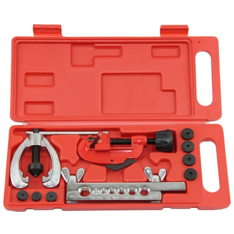 Copper Brake Fuel Pipe Repair Double Flaring Dies Tool Set