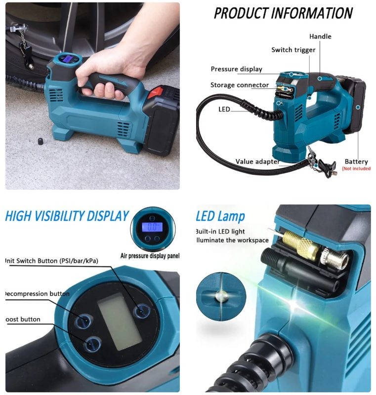 Cordless Tyre Inflator
