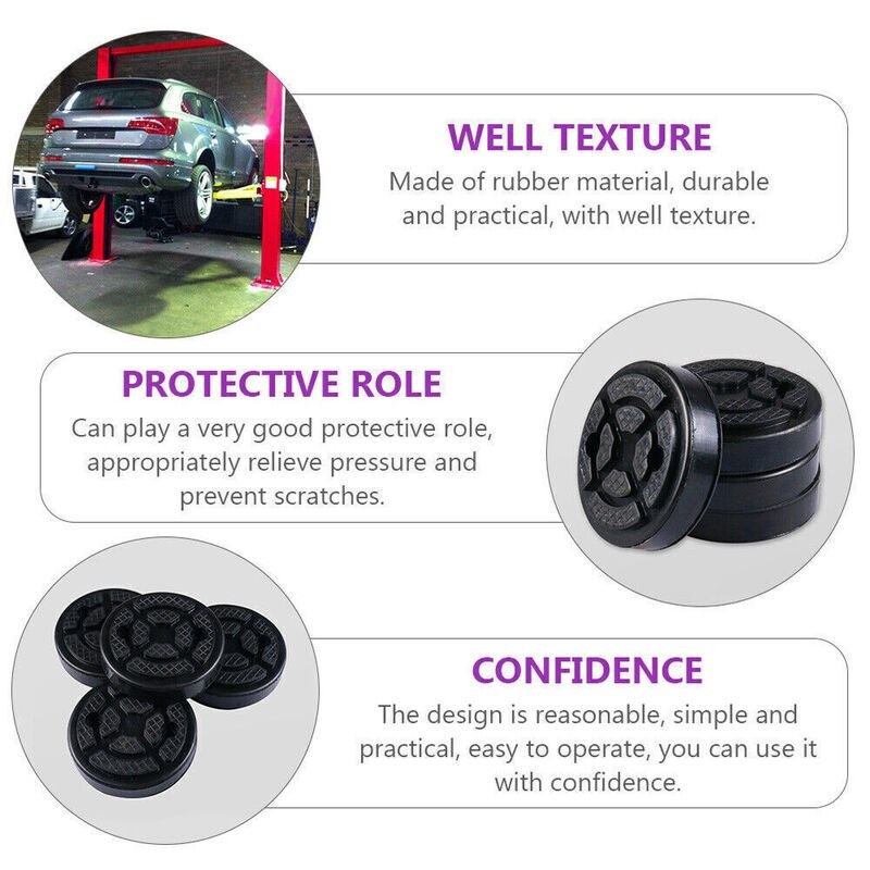 Floor Jack Rubber Pad Auto Car Hoist lift Arm Pads