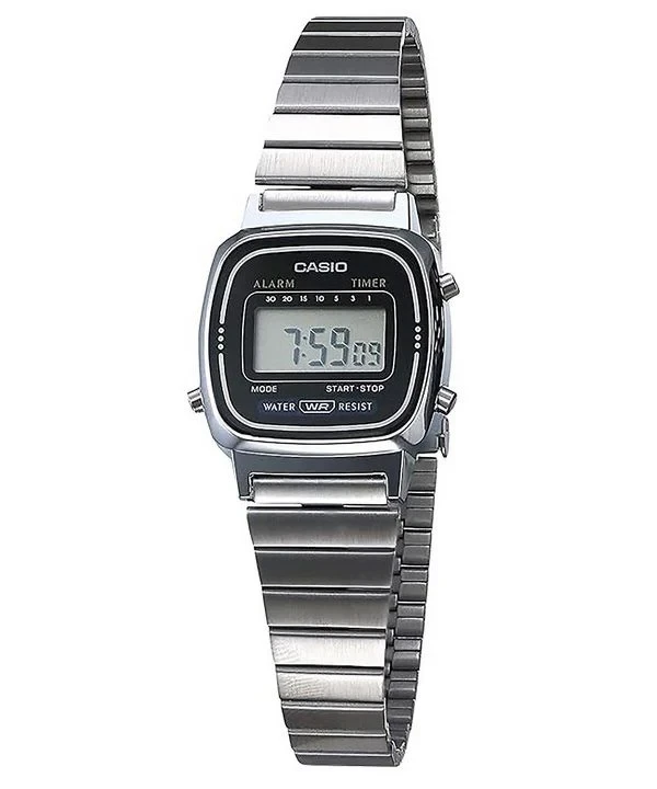 Casio Digital Classic Alarm Timer LA670WA-1DF LA670WA-1 Womens Watch