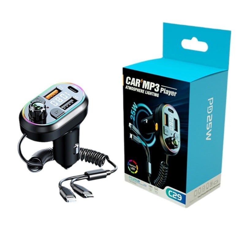 Portable Home Multifunctional One-to-two Car Charger