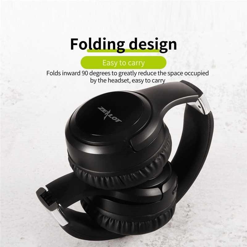 ZEALOT B28 Wireless HeadPhone, Noise cancellation, Quality Sound.