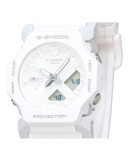 Casio G-Shock Analog Digital White Resin White Dial Strap Quartz GA-2300-7A 200M Men's Watch