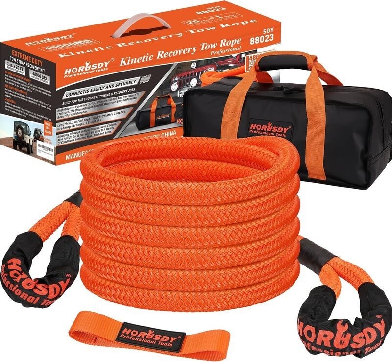 Kinetic Recovery Rope Tow Strap 20Ft
