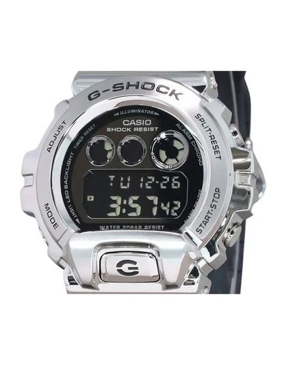 Casio G-Shock Digital Metal Bezel Resin Strap Quartz GM-6900U-1 200M Men's Watch