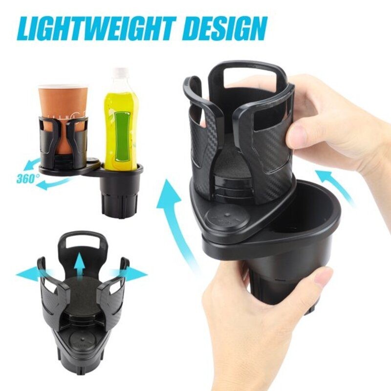 Coffee Beverage Cellphone Food Car Cup Holder Expander Adapter