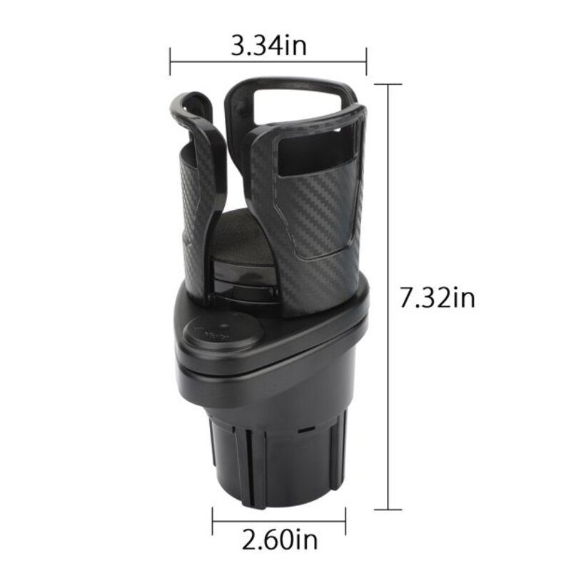 Coffee Beverage Cellphone Food Car Cup Holder Expander Adapter
