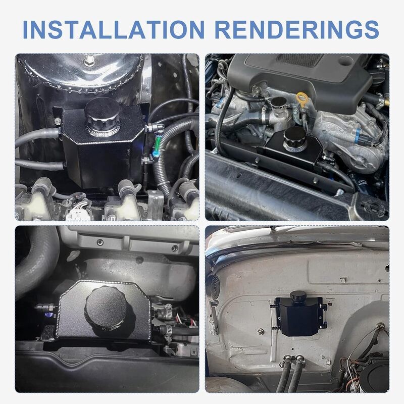 1L Oil Coolant Radiator Aluminum Tank