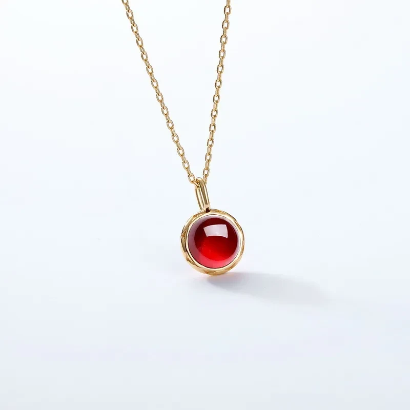 Natural Mozambique Garnet Pendant