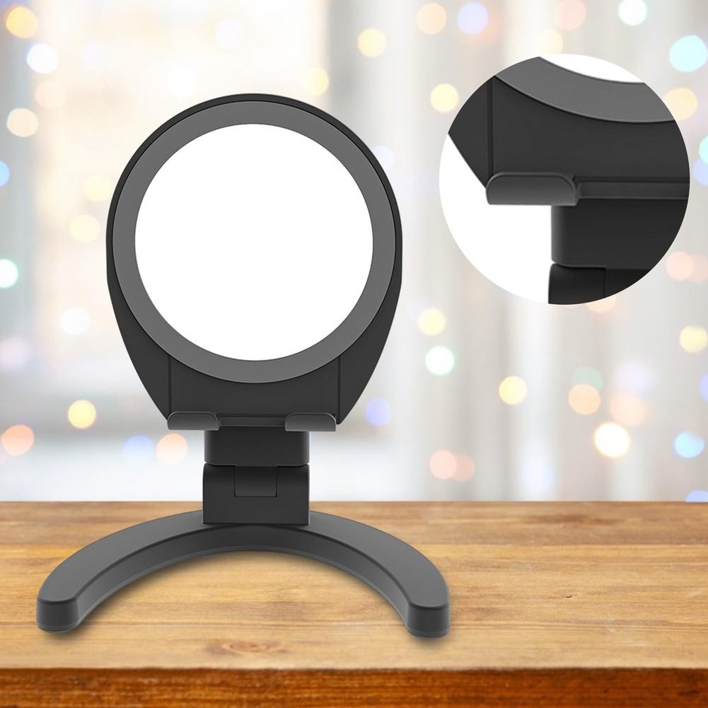 Portable Phone Holder Stand Desk Tablet With Mirror Mobile Phone Bracket With Mirror Foldable Phone Holder