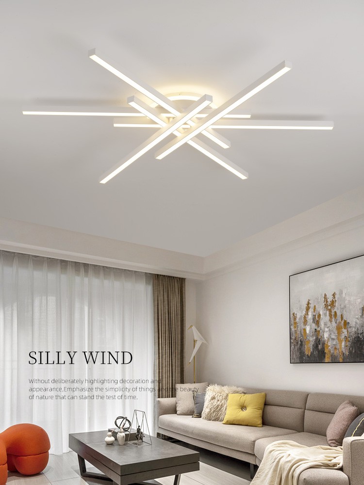 2024 Nordic Modern LED Ceiling Lamp - Living Room, Dining Room, Bedroom Chandelier