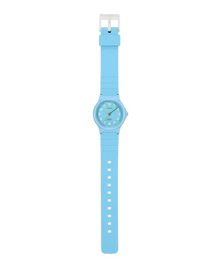Casio Pop Analog Blue Bio Based Resin Strap Blue Dial Quartz LQ-24B-2B Women's Watch