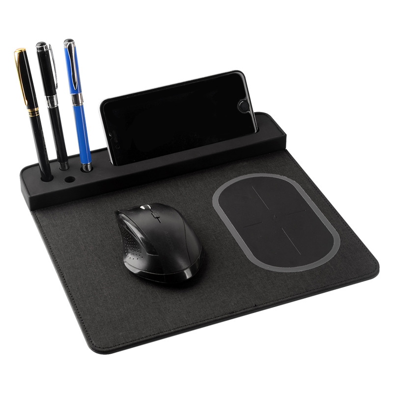 Multifunctional Creative Wireless Charging Mouse Pad With Usb Charger