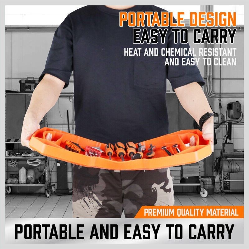 HORUSDY Tool Trays Socket Organiser Parts Holder Mats