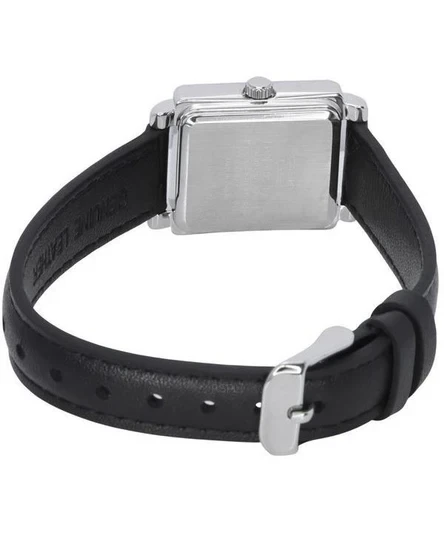 Casio Standard Analog Leather Strap Black Dial Quartz LTP-E176L-1A Women's Watch