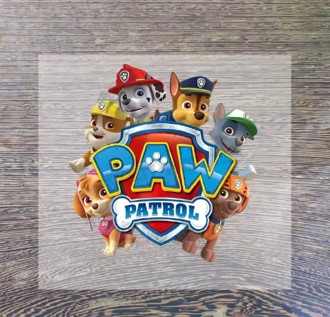 Paw Patrols Iron on Patches Clothes Shirt Chase Skye Diy Heat Transfer Sticker Transfer-Fusible Applique Clothing Patterns Gifts