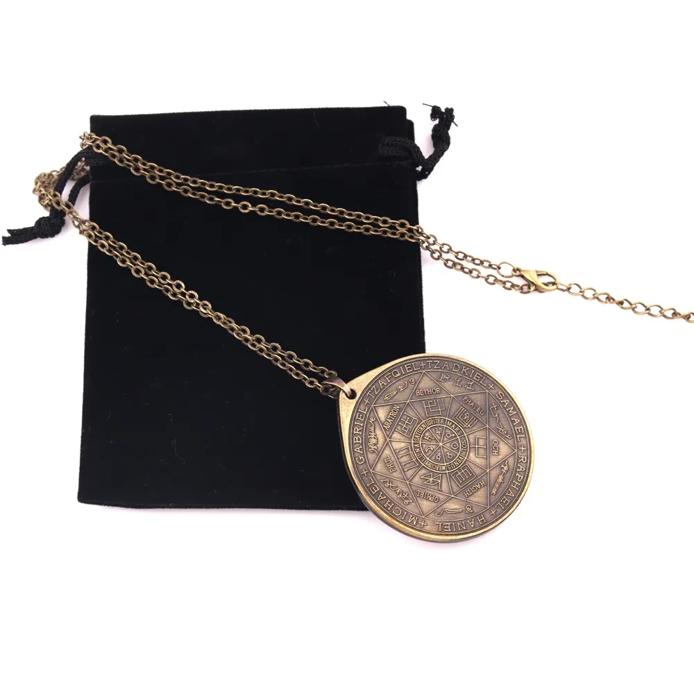 Archangel Solomon Kabbalah Pendant Necklace