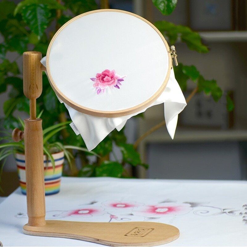 Embroidery Wooden Stand Cross Stitch Rack