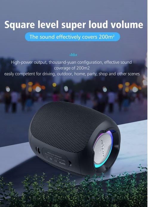 Bluetooth speaker, Zealot S53, 24 hours playing time, 20w super loud sound.