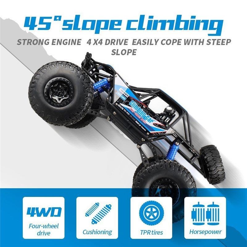RC Car, Rechargeable, 1:10 Super Large, Off-road,High Speed, Orange