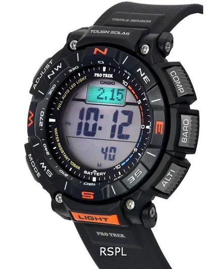 Casio Protrek Digital Solar Powered PRG-340-1 PRG340-1 100M Mens Watch