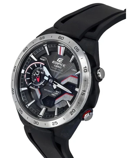 Casio Edifice Windflow Mobile link Analog Digital Black Dial Solar ECB-2200P-1A 100M Mens Watch