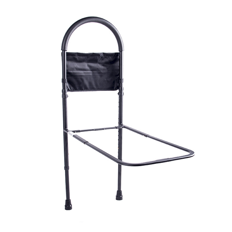 Black With Foot Pads Bedside Armrests With Leg Armrests Guardrail Elderly Pregnant Women Get Up Assist Frame Anti-fall Guardrail