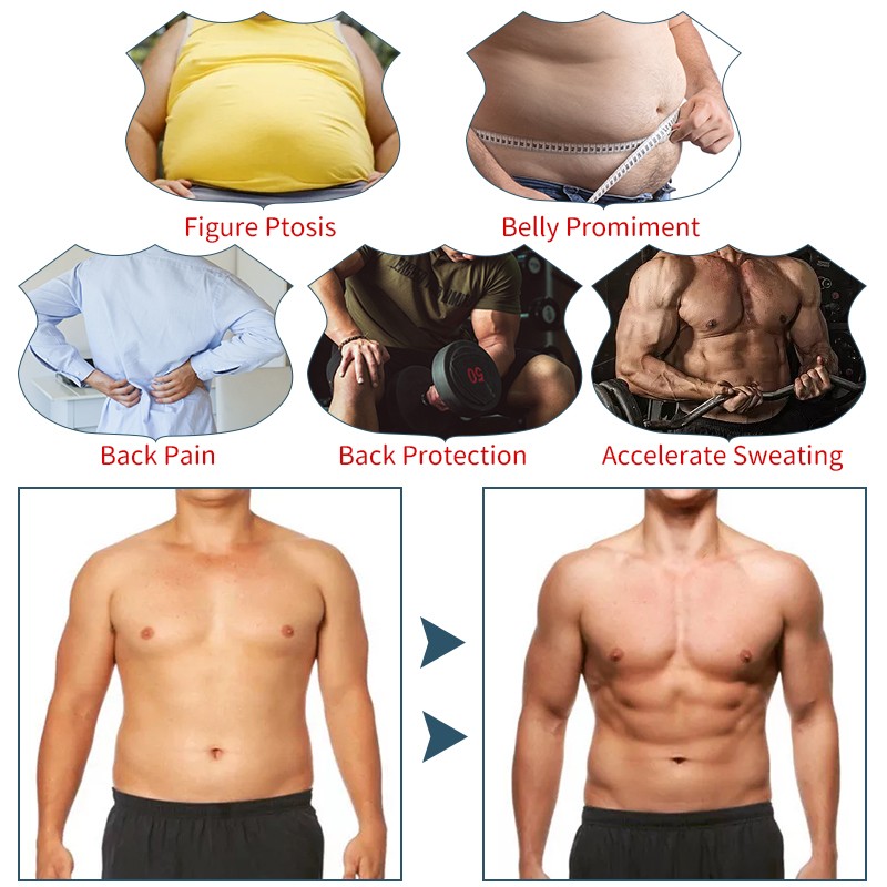 Men Tummy Control Compression Shorts - High Waist Trainer Slimming Shapewear Boxer Underwear
