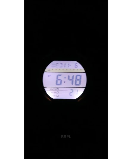 Casio G-Shock Digital Bio-Based Green Resin Strap Black Dial Quartz GD-010-3 200M Men's Watch