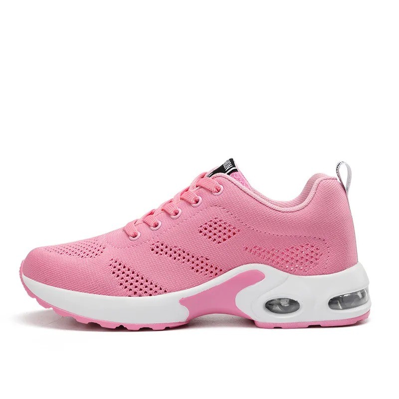Women's Breathable Lightweight Cushioned Lace-Up Sneakers