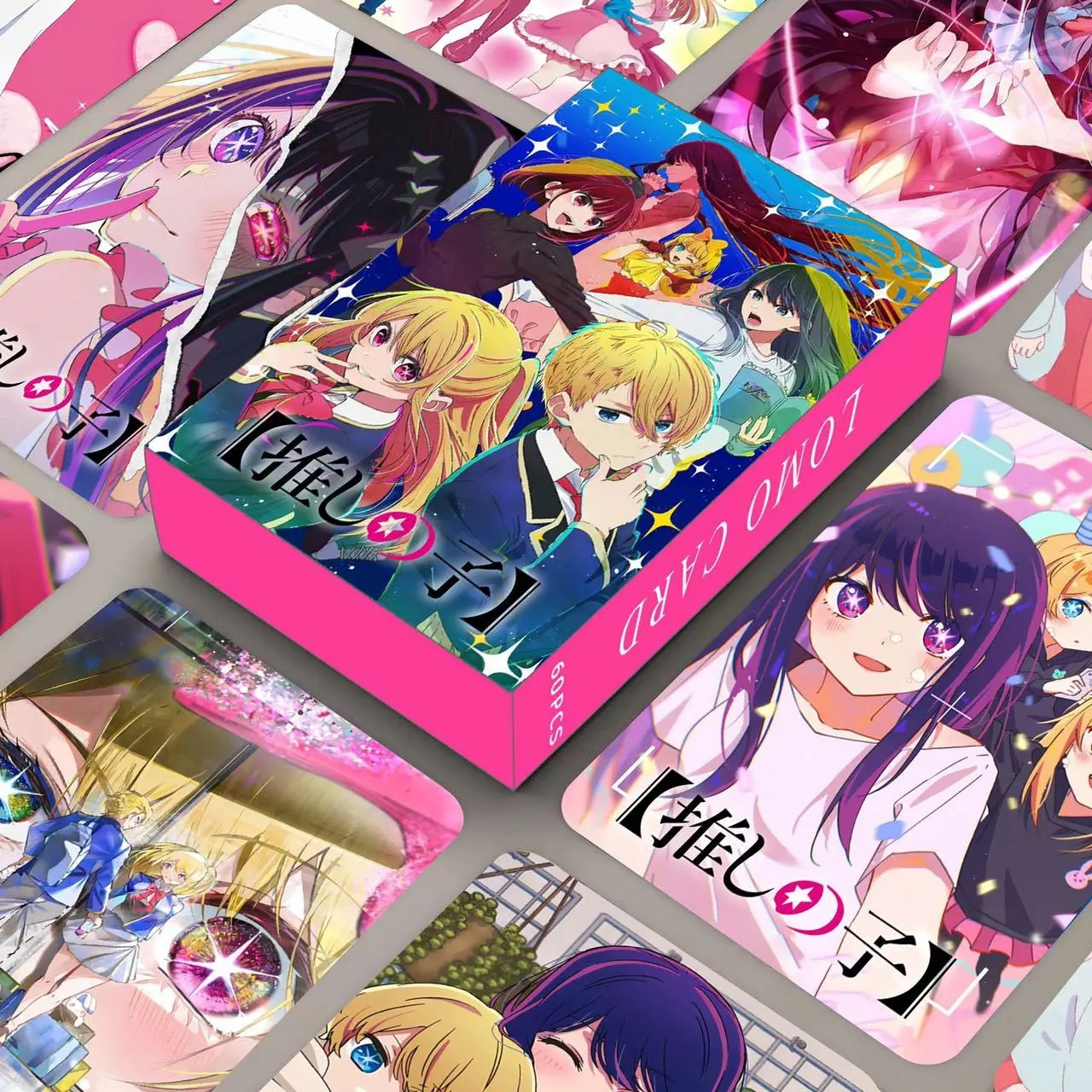 60PCS/Set Anime Oshi No Ko Lomo Cards HD High Quality Printed Photo Cards for Fans