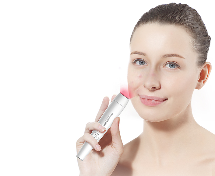 Acne Removing Instrument Face Red and Blue Light Acne Printing Instrument Repair Whitening and Tendering Skin Beauty Instrument