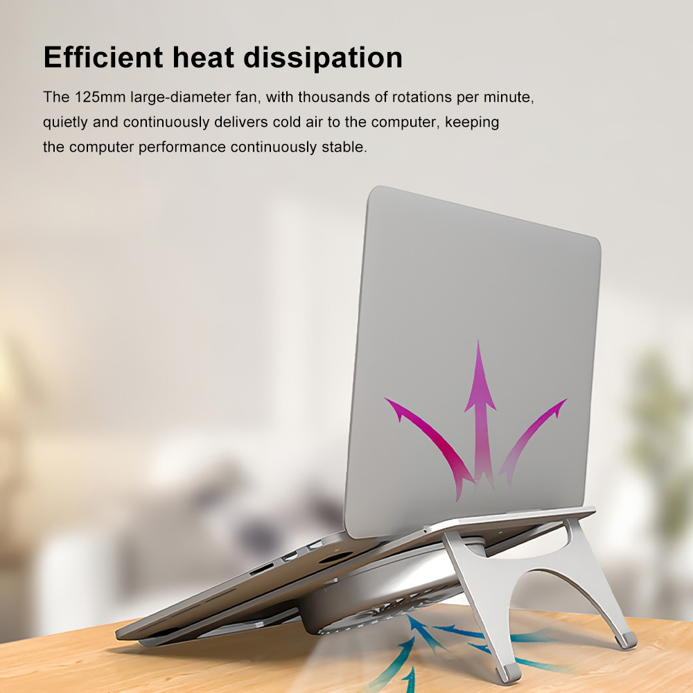Foreign Trade New Computer Radiator Desktop Office Folding Lifting Computer Cooling Bracket Aluminum Alloy Bracket
