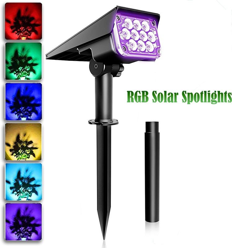 LED Spotlights Outdoor Garden Solar Light Lamp