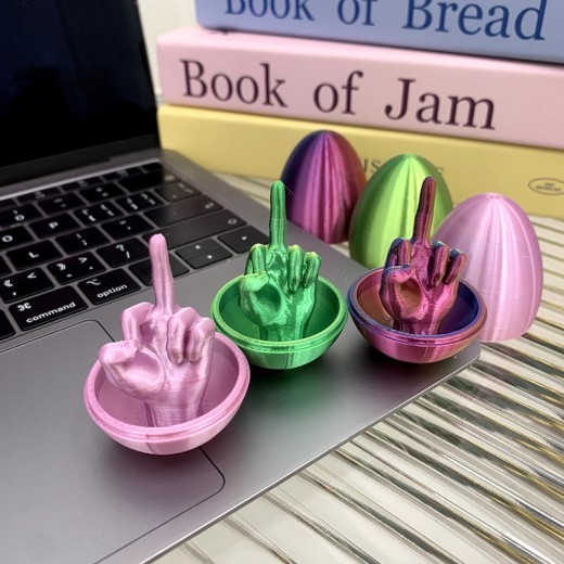 3d Printing Friendly Gesture Egg Decompression Artifact