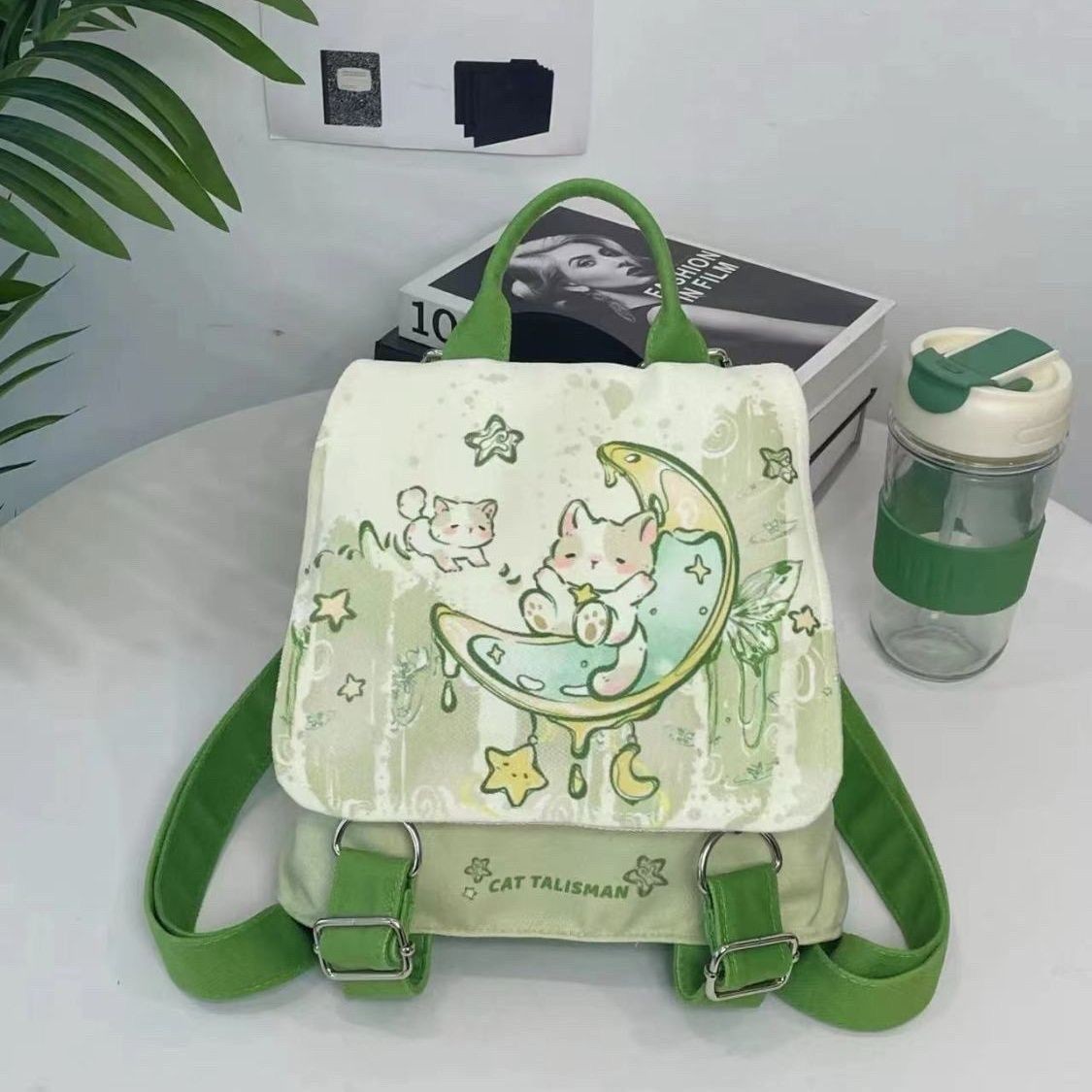 Mint Mambo Green Cute Backpack