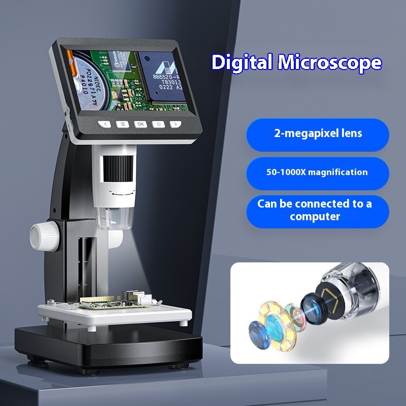 HD Mobile Phone Repair Microscope With Screen