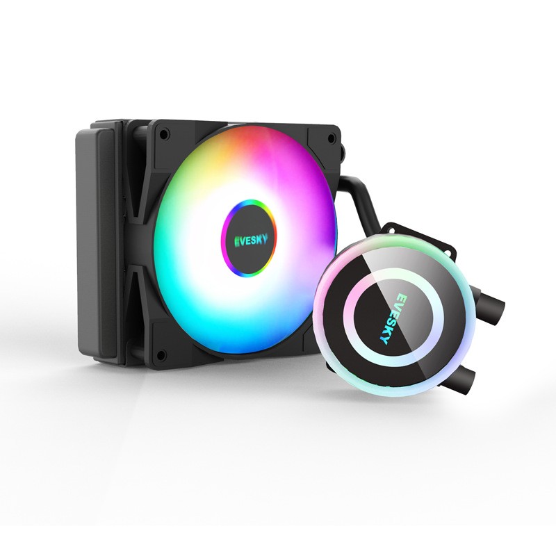 CPU Radiator Mute Colorful RGB Lamp Effect E-sports Games Fan
