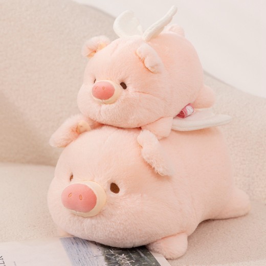 Creative Cartoon Angel Pig Plush Toy