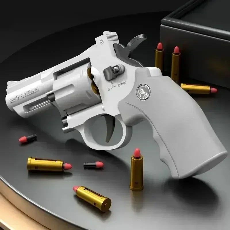 ZP5 357 Revolver Launcher Pistol EVA Soft Dart Bullet Toy Gun