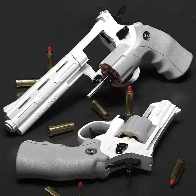 ZP5 357 Revolver Launcher Pistol EVA Soft Dart Bullet Toy Gun
