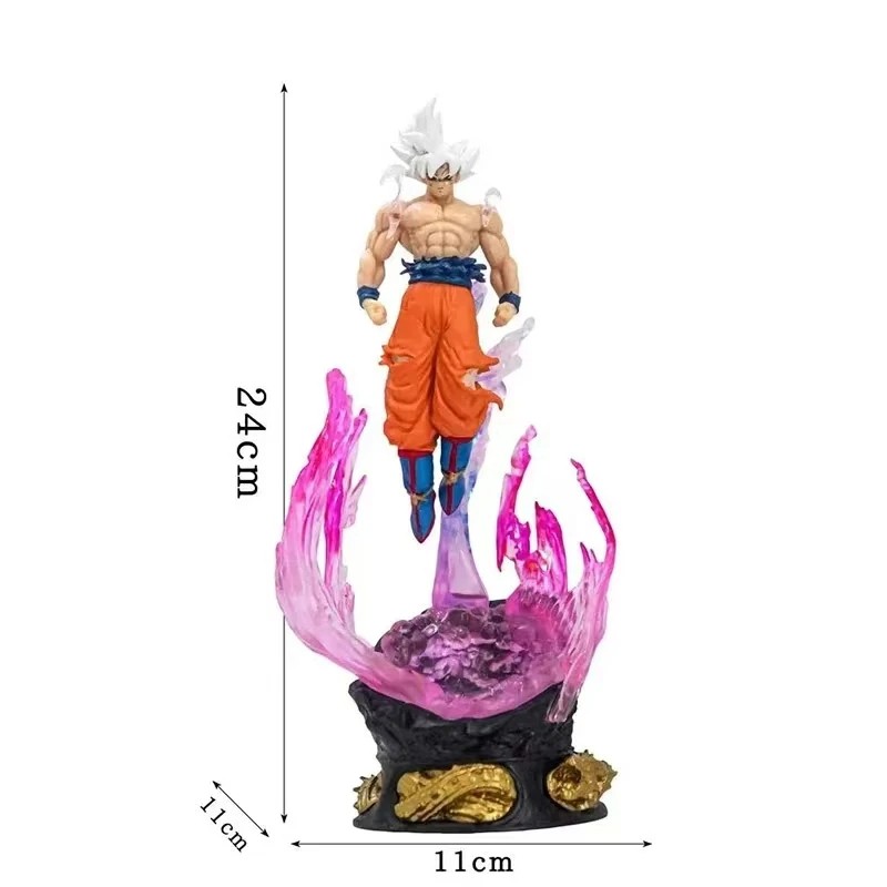 25cm Dragon Ball Figure Son Goku Super Saiyan PVC Model Statue, Doll Room Decor