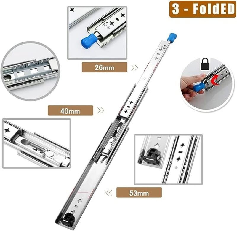 1100mm Drawer Slides Runner