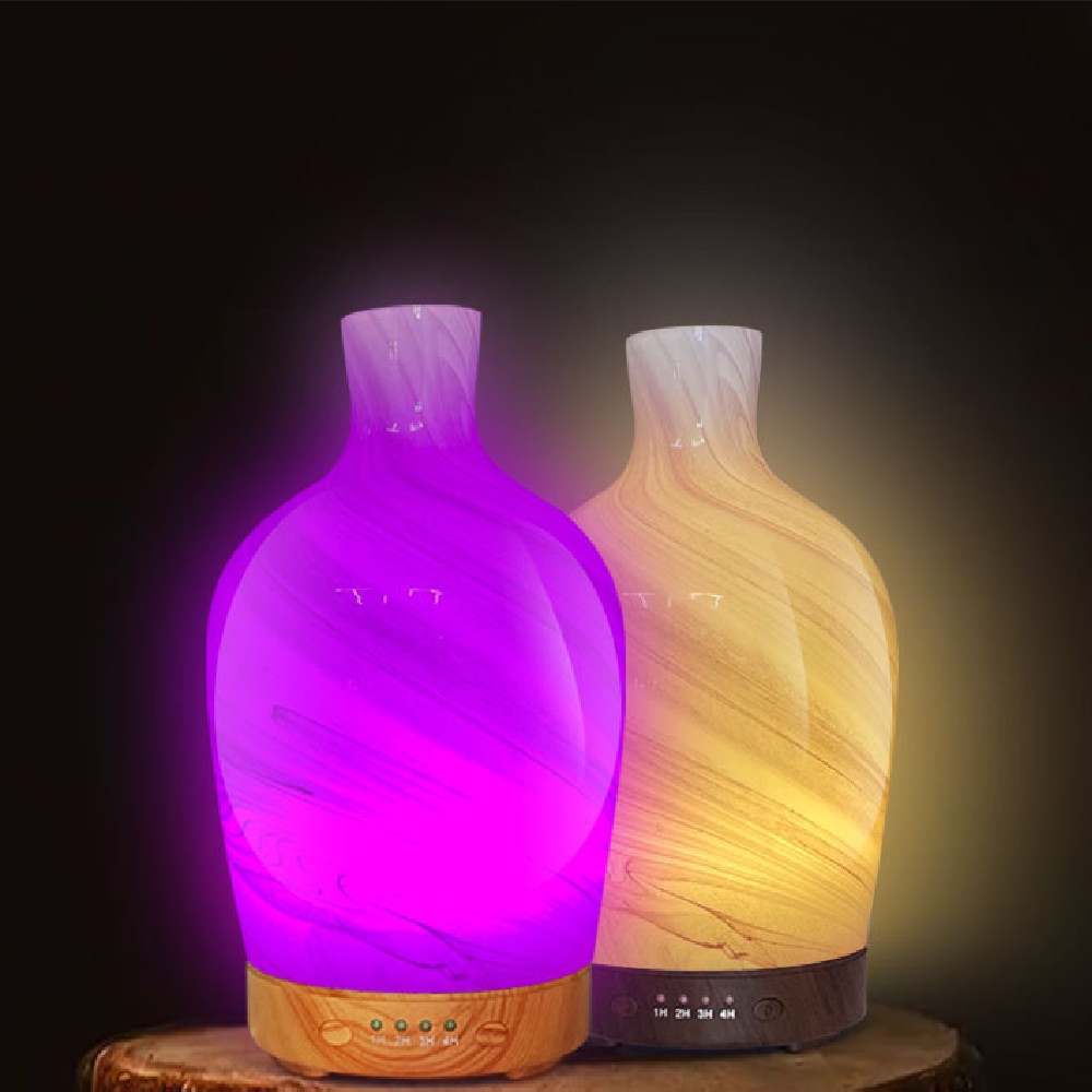 120 Ml3D Art Glass Aroma Diffuser Ultrasonic Humidifier