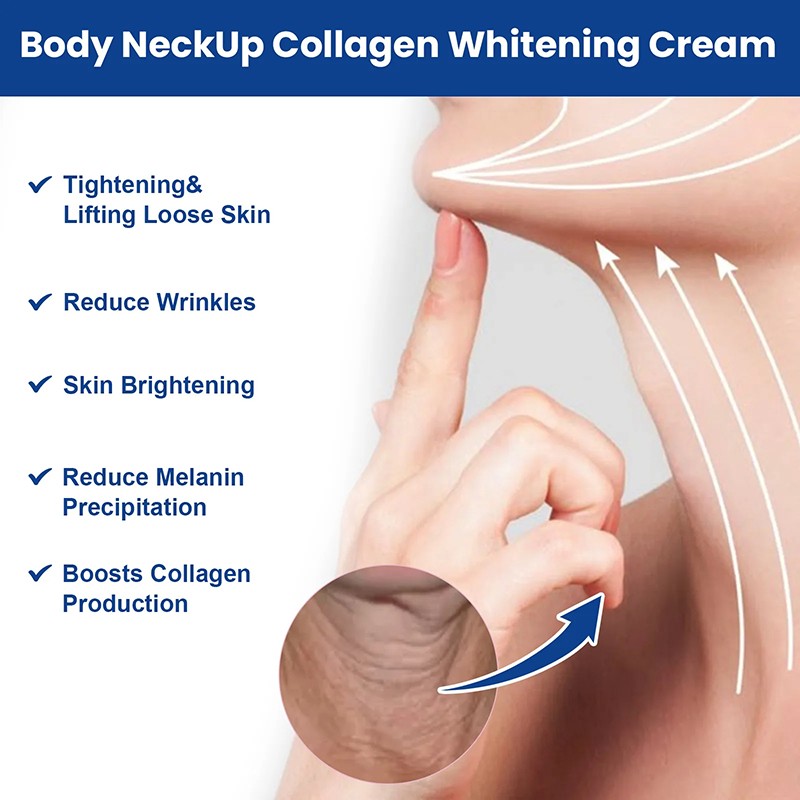 Collagen Protein Cream for Neck - Eliminate Fine Lines, Anti-ageing, Lift and Rejuvenate