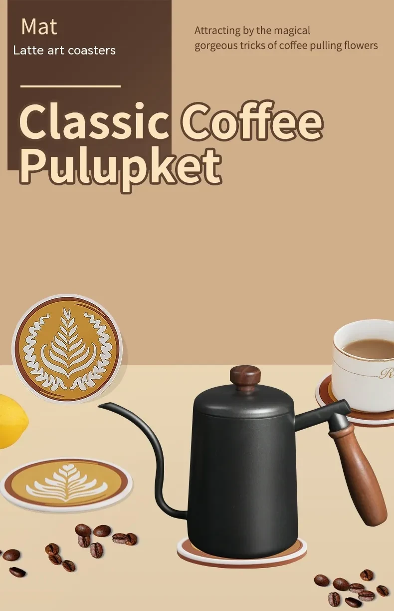 Ins Style Round Thickened Anti-scald Coffee Cup Mat