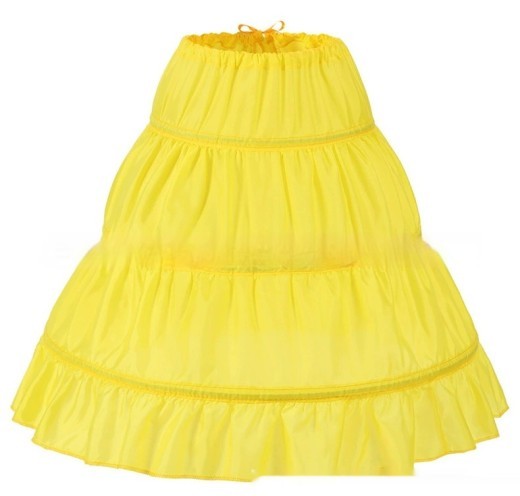 Solid Color Fashion Personalized Yarn-free Girl's Skirt